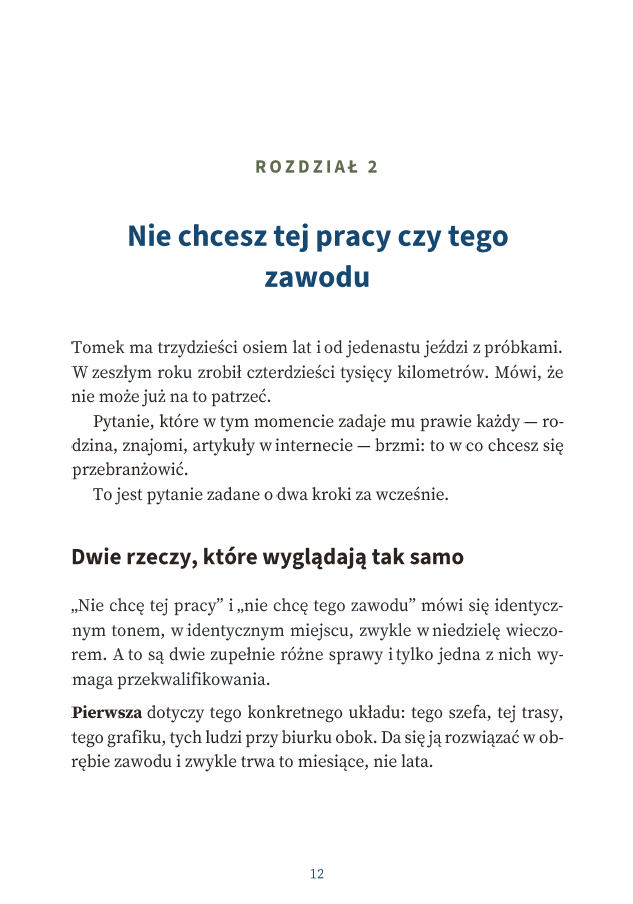 Nie ten zawód - Nowa droga po trzydziestce. Odkryj, jak świadomie zmienić zawód i życie.