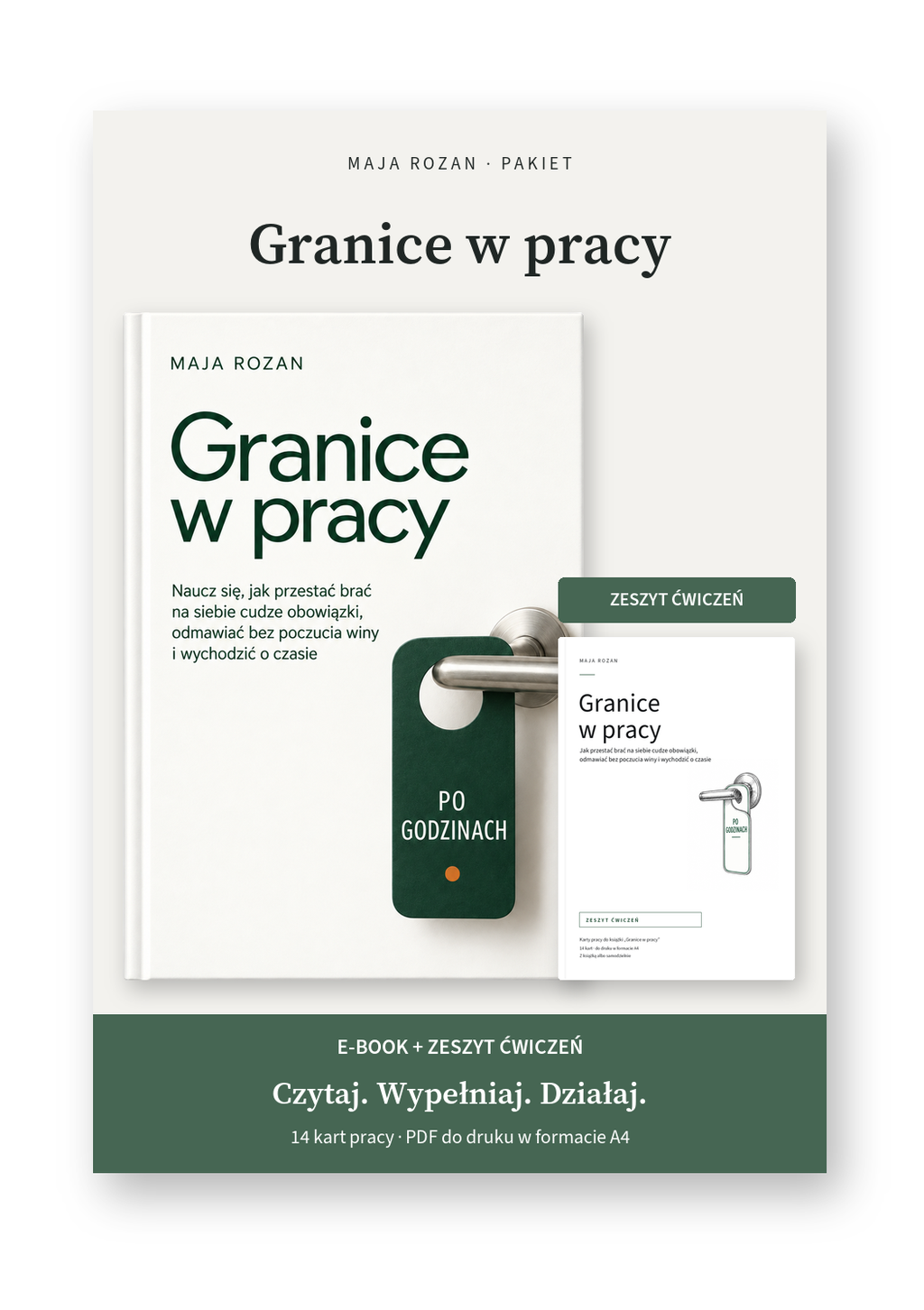 Granice w pracy — pakiet: e-book + zeszyt ćwiczeń