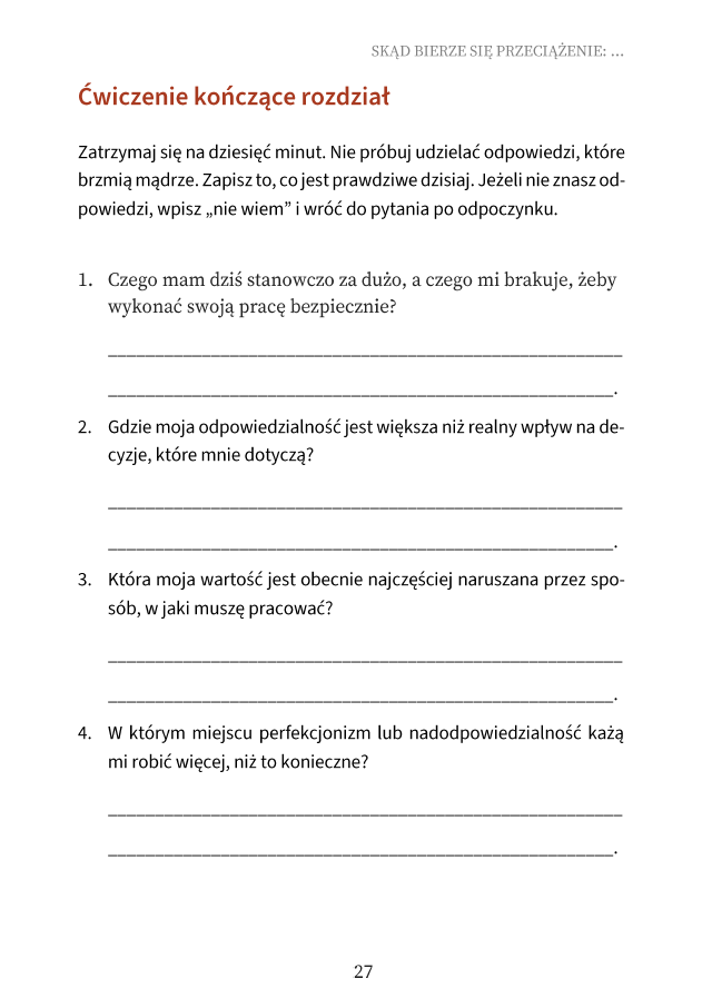 Za dużo na jedną osobę - Przeciążenie i wypalenie zawodowe - jak odzyskać wpływ, stawiać granice i zdecydować, co dalej