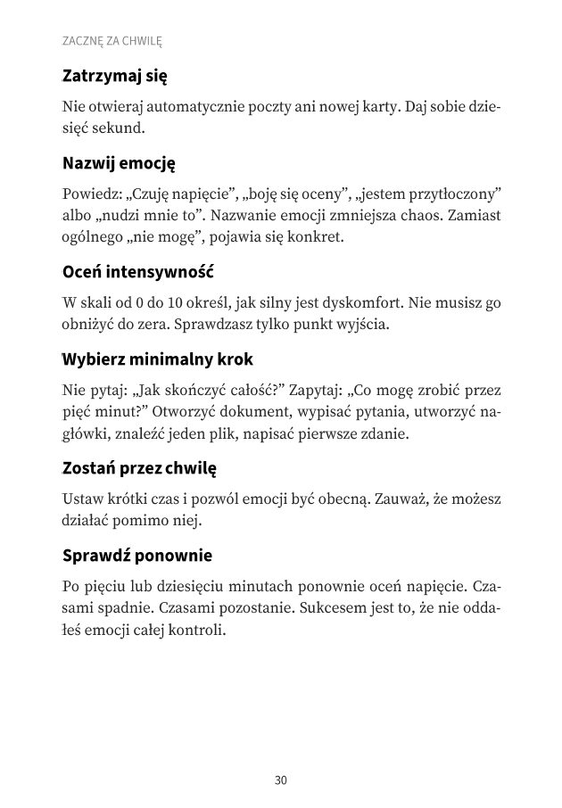 Zacznę za chwilę — pakiet: e-book + zeszyt ćwiczeń